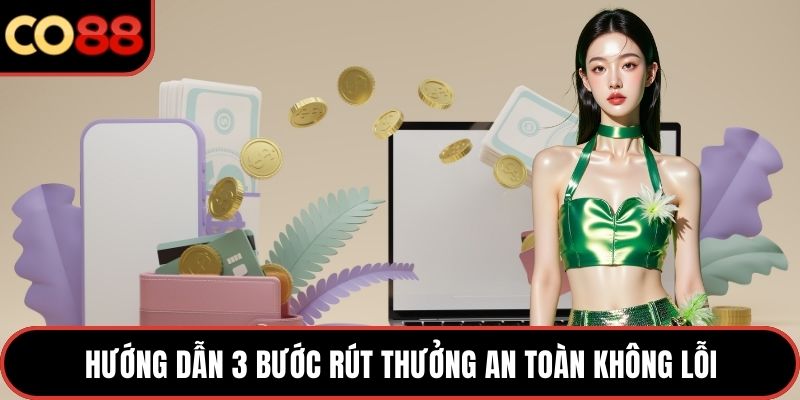 Hướng dẫn 3 bước rút thưởng an toàn không lỗi