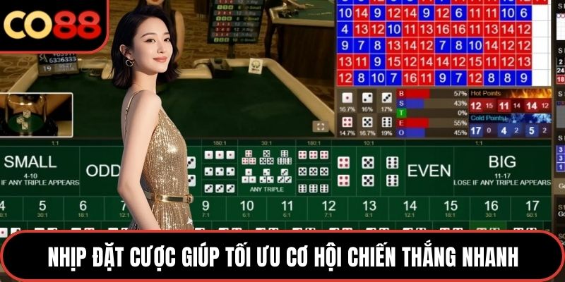 Nhịp đặt cược giúp tối ưu cơ hội chiến thắng nhanh