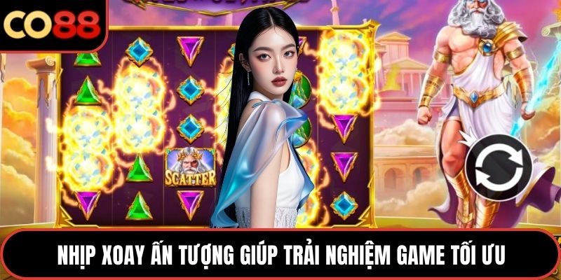 Nhịp xoay ấn tượng giúp trải nghiệm game tối ưu