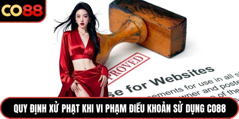 Quy định xử phạt khi vi phạm Điều khoản sử dụng CO88